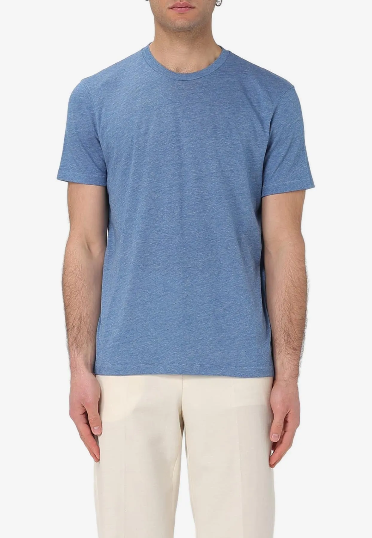 Short-Sleeved Solid T-shirt