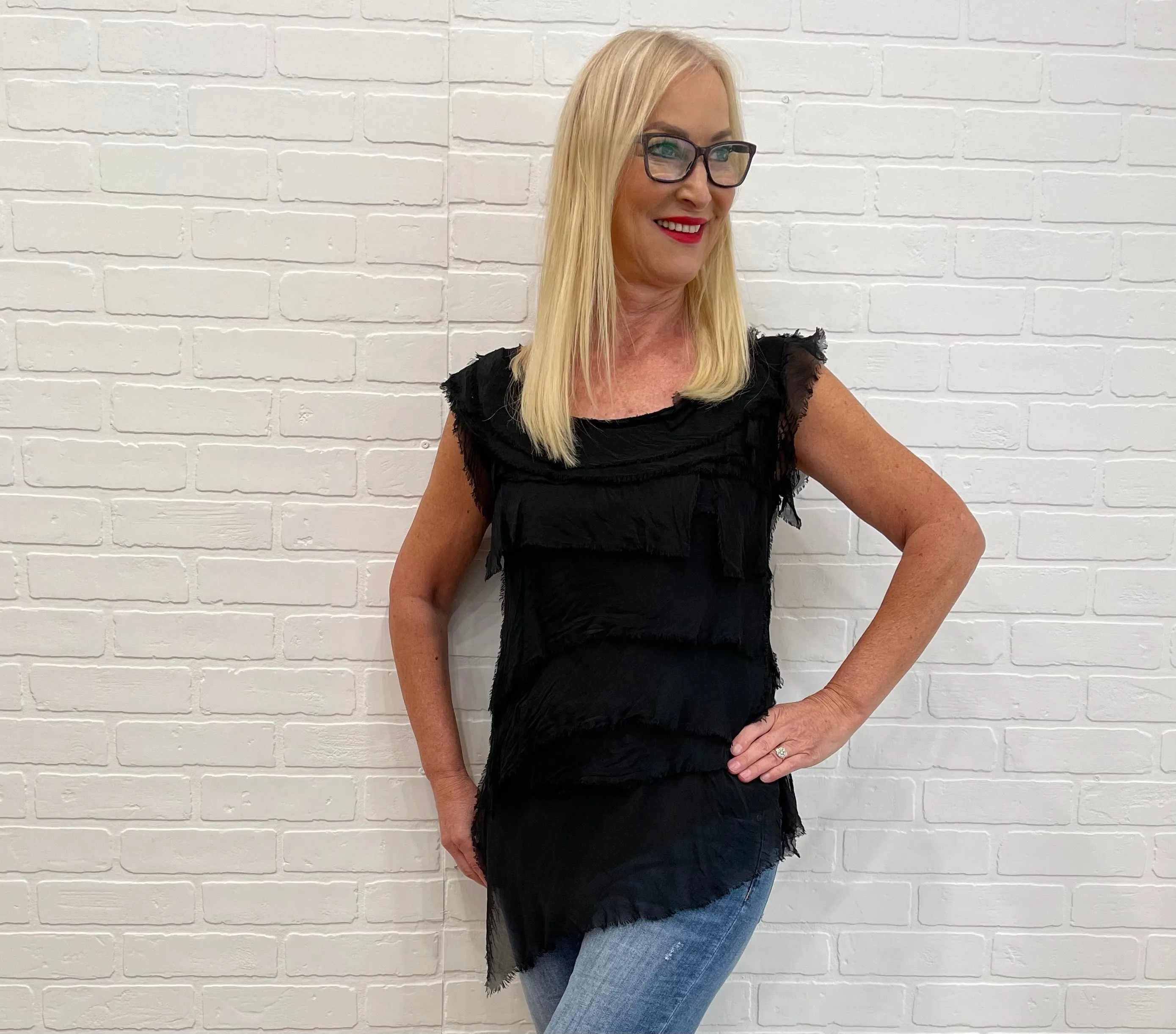 Silk Layered Top