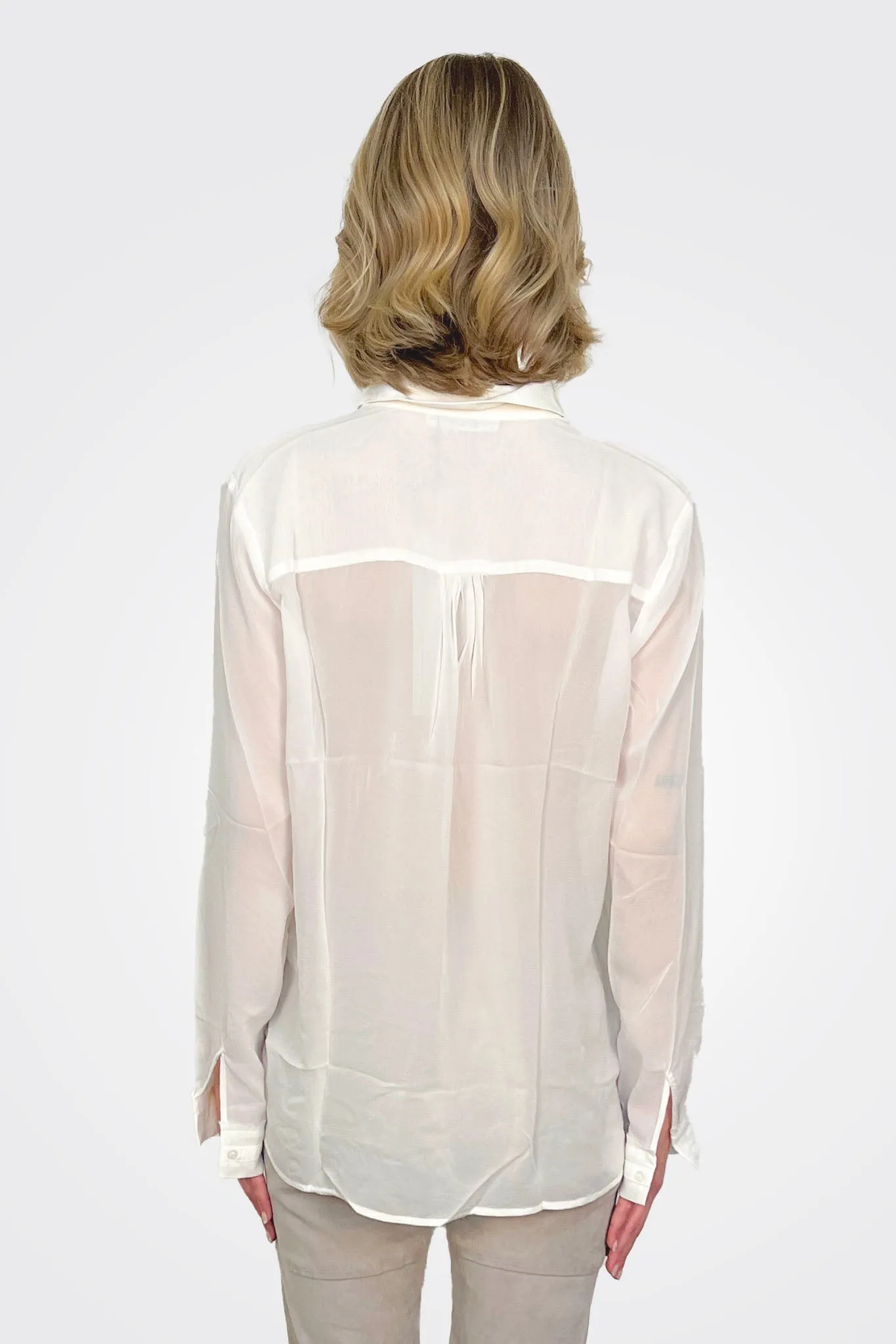 Silk Shirt - White