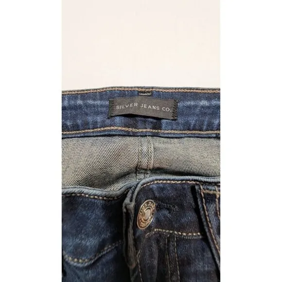 Silver Jeans Co. Most Wanted Universal Fit Mid Rise Skinny Boot Jeans W27L31 NWT