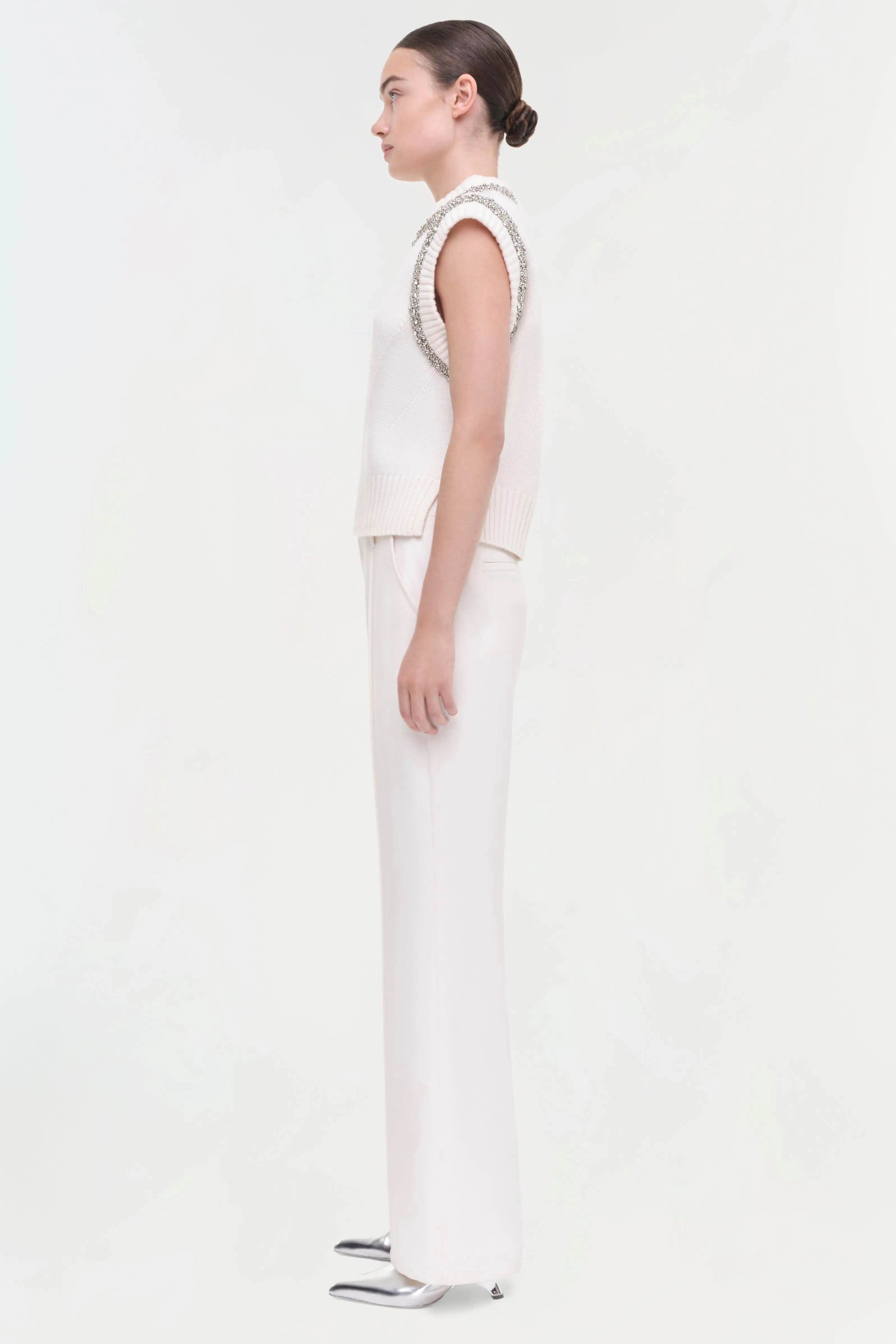 Simkhai Joanae S/L Pullover With Embellishment