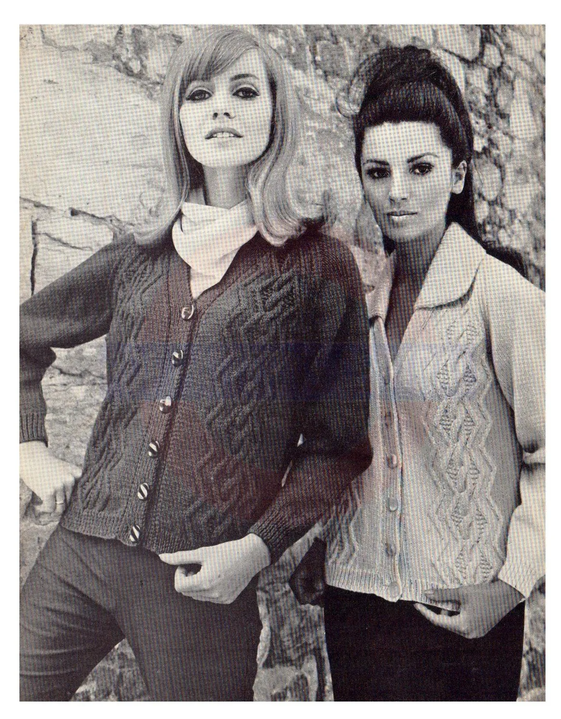 Sirdar 9914 Six 60s Knitting Patterns for Women Instant Download PDF 16 pages