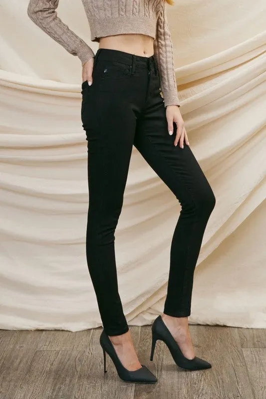 SKINNY BLACK JEAN BY KANCAN