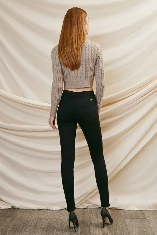 SKINNY BLACK JEAN BY KANCAN