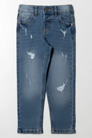 Skinny Denim Jeans Blue