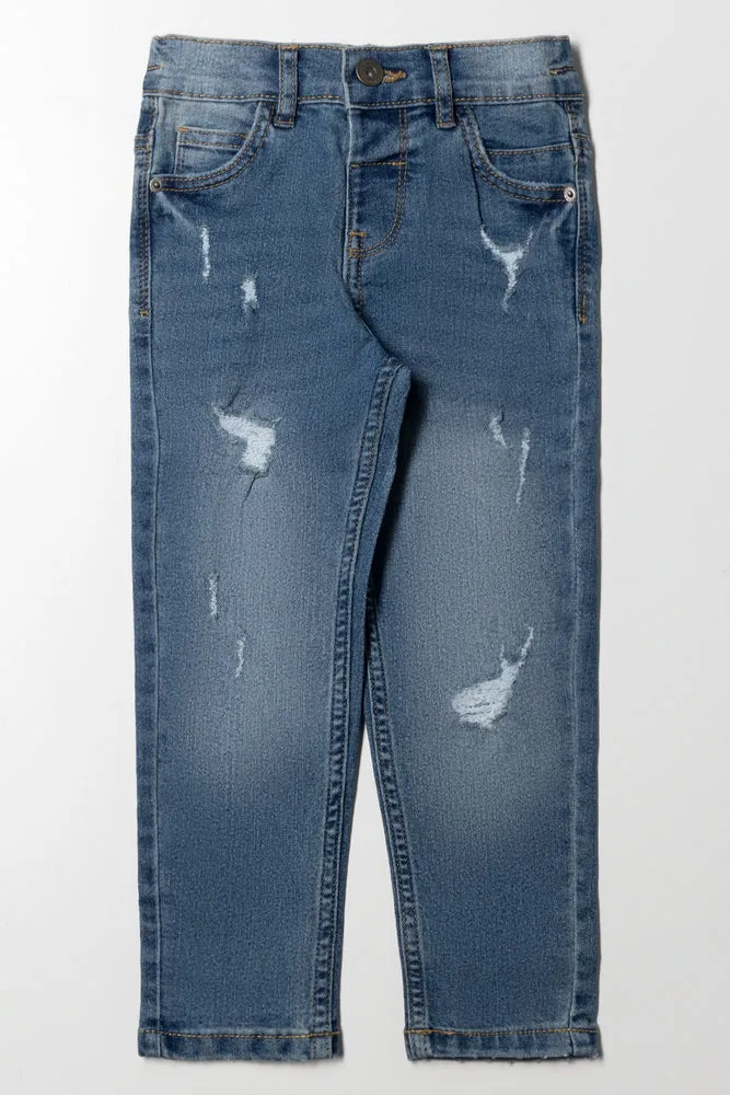Skinny Denim Jeans Blue