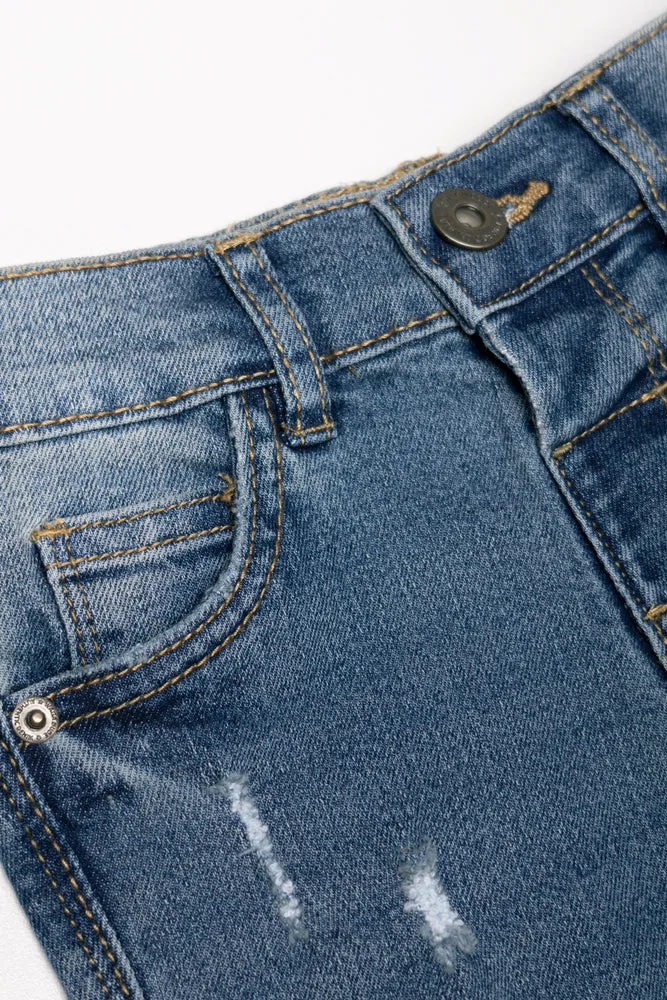 Skinny Denim Jeans Blue