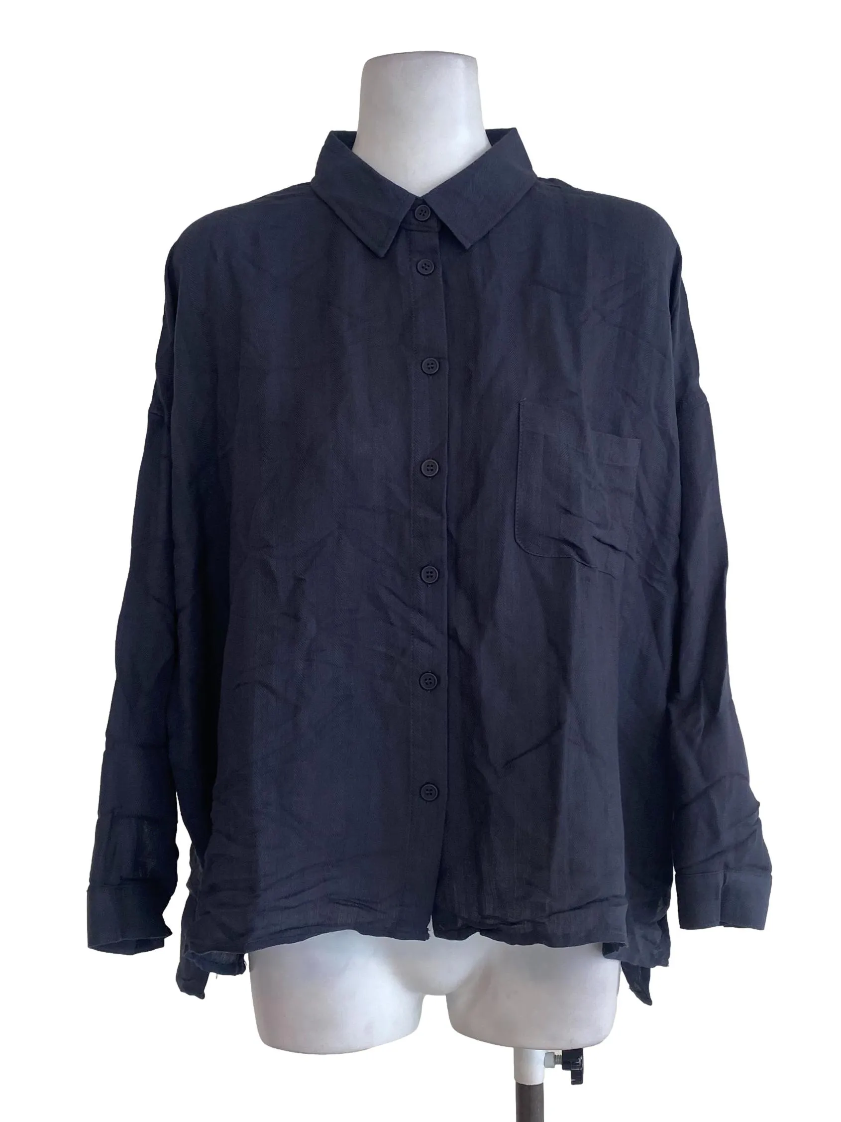 Slate Button Down Blazer