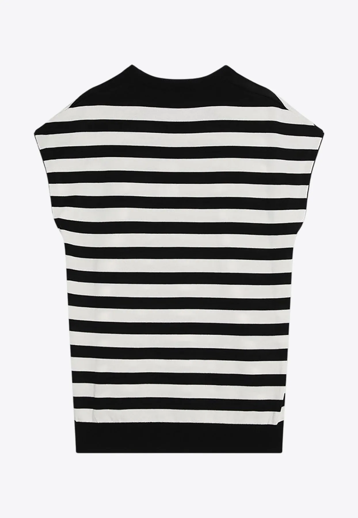 Sleeveless Striped T-shirt