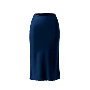 Slip Skirt - 30 mm Charmeuse - Inky