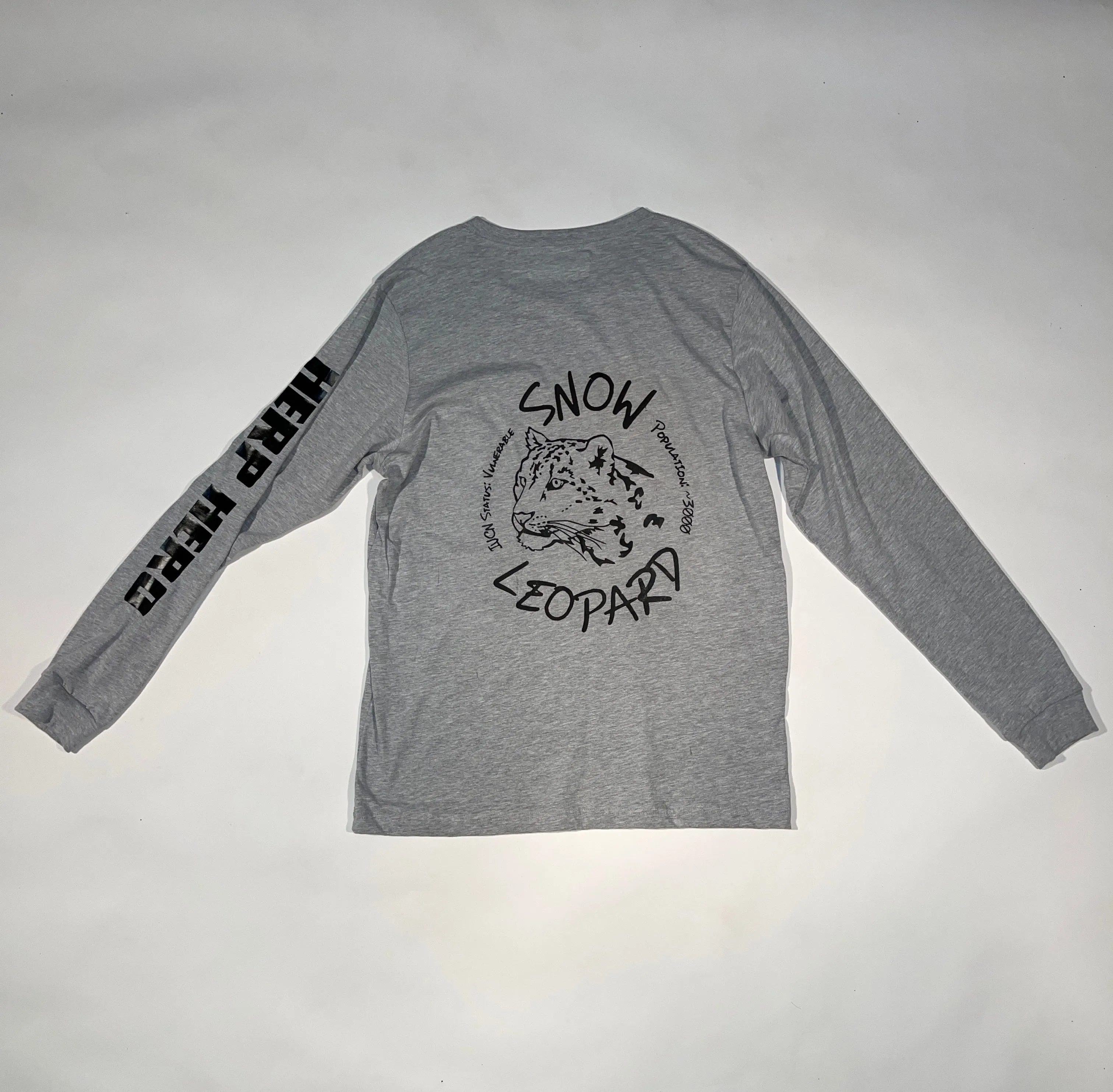 Snow Leopard Shirt (Heather Grey)