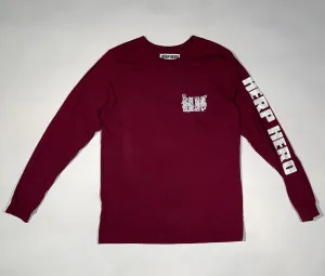 Snow Leopard Shirt (Maroon)