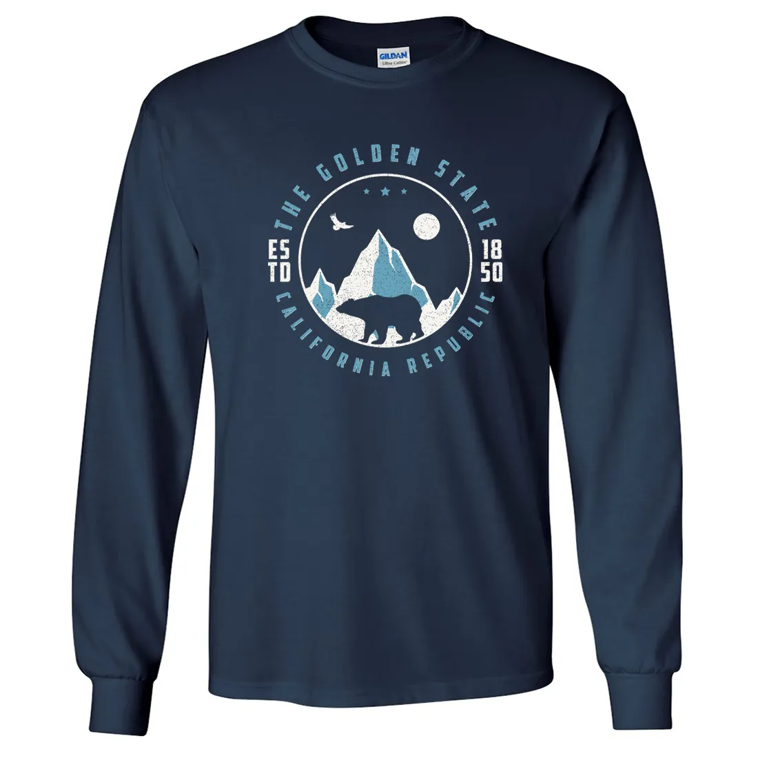 Snowy California Mountains Long Sleeve Shirt
