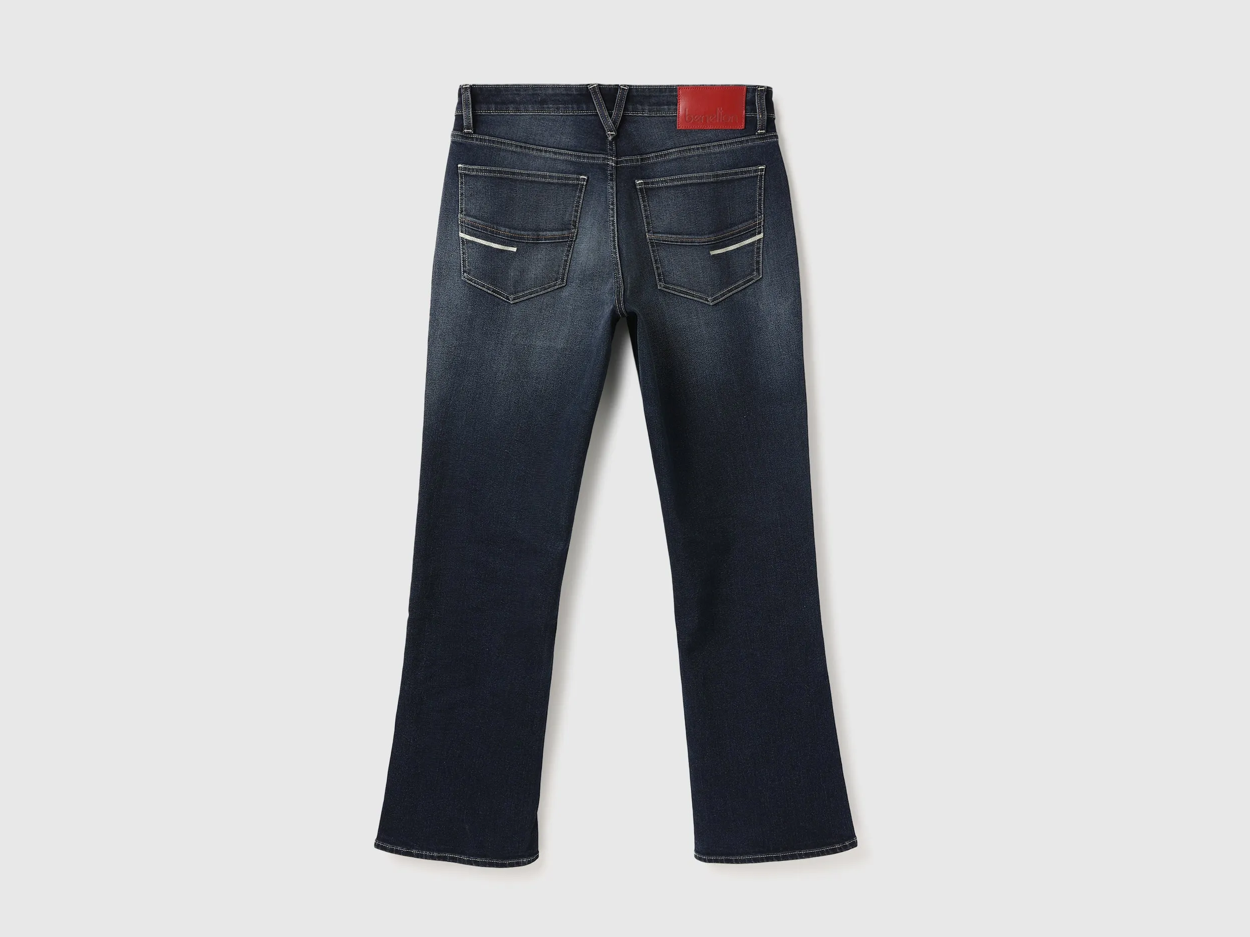 Solid Bootcut Fit Jeans