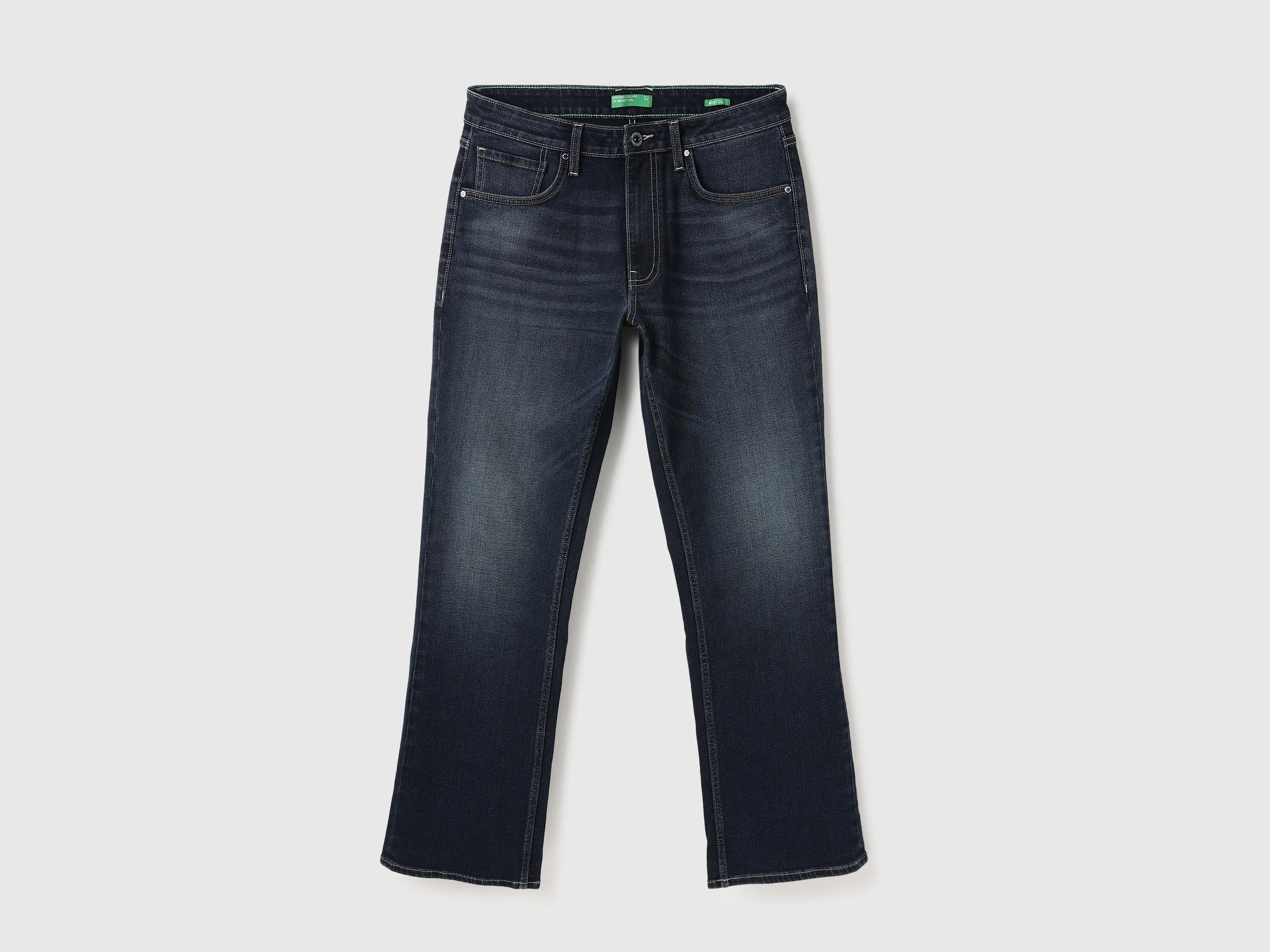 Solid Bootcut Fit Jeans