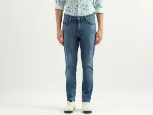 Solid Mid Rise Skinny Fit Jeans