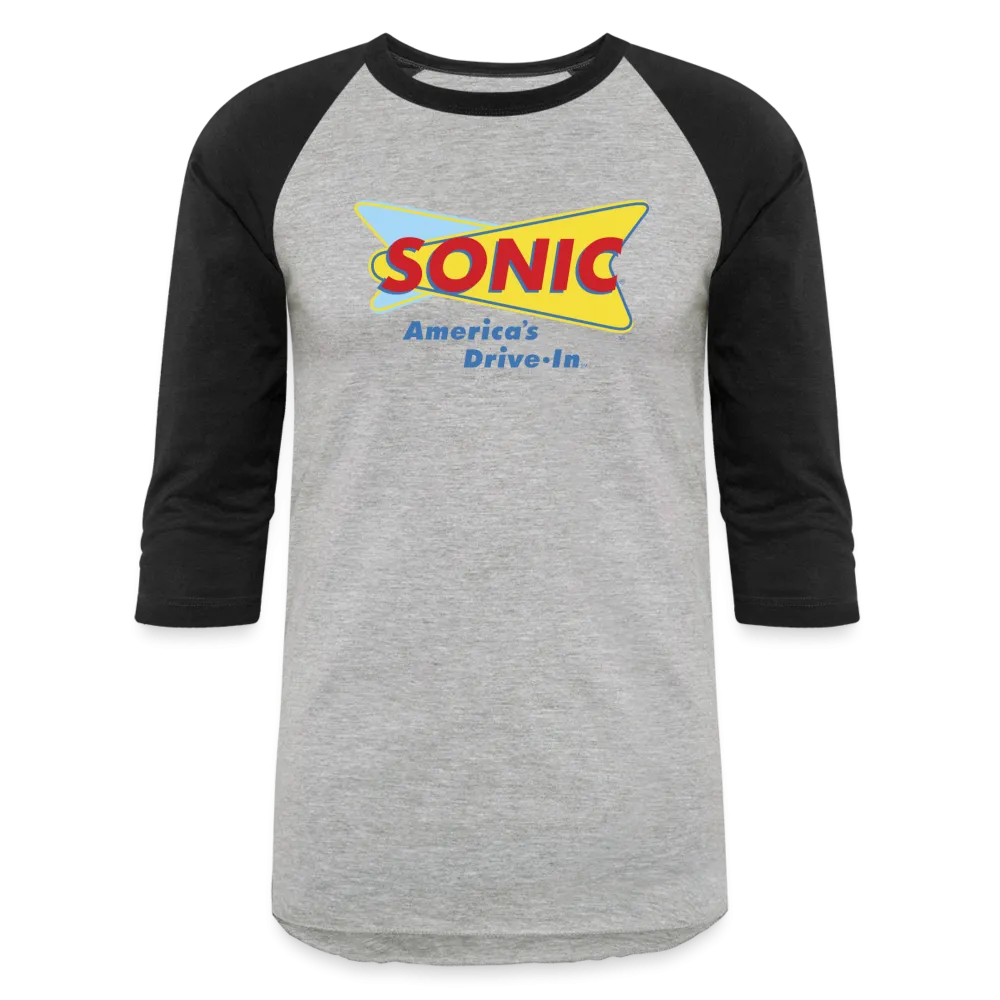 Sonic Drive In  3/4 Sleeve Raglan Shirt