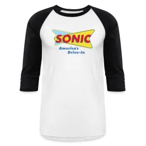Sonic Drive In  3/4 Sleeve Raglan Shirt