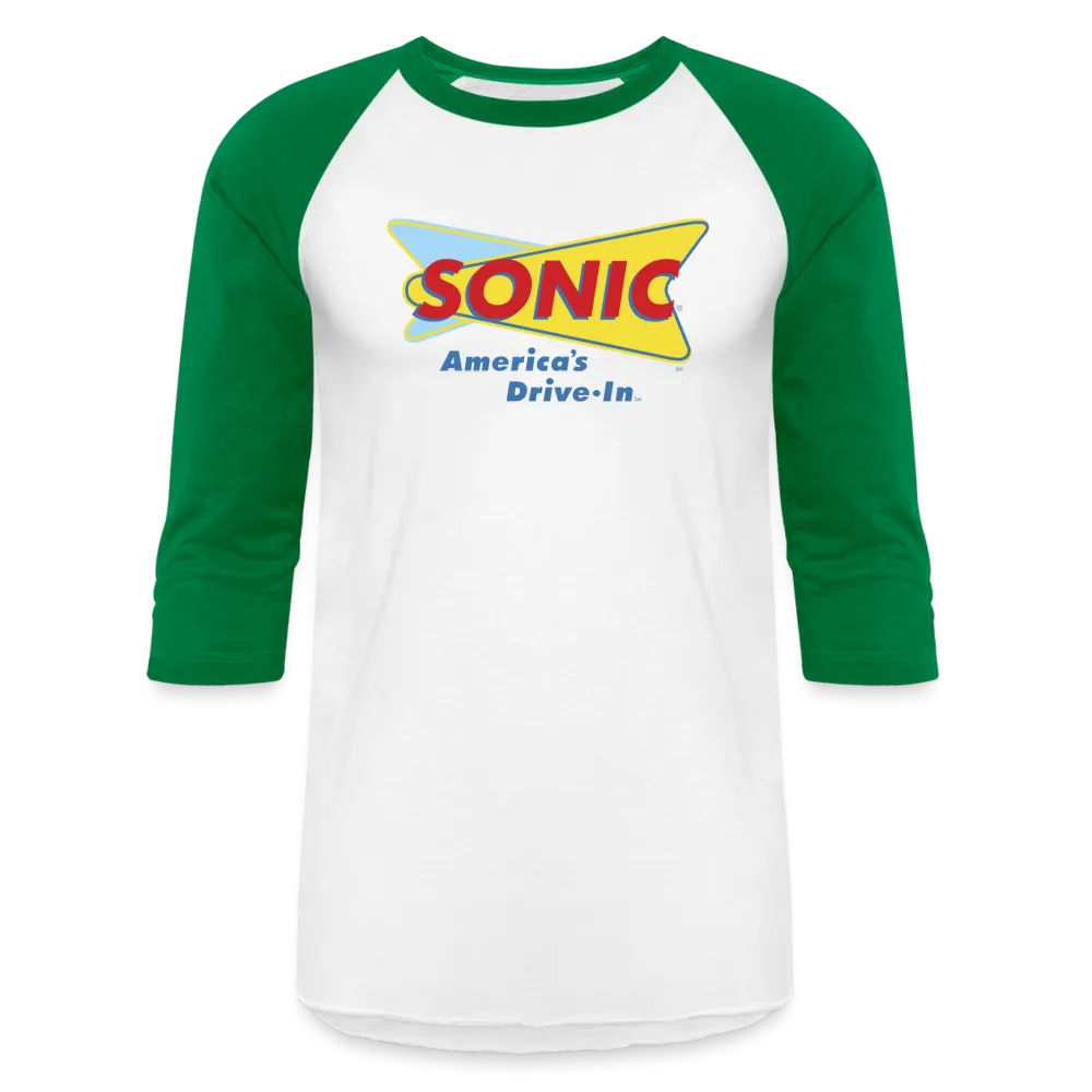 Sonic Drive In  3/4 Sleeve Raglan Shirt