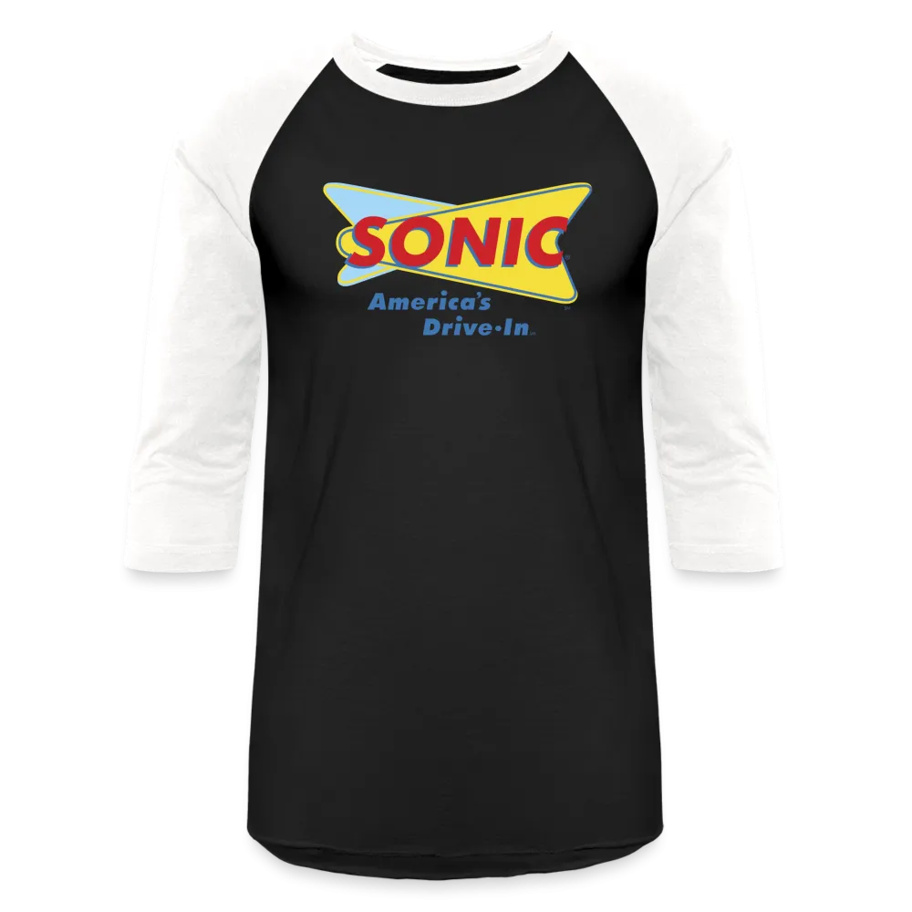 Sonic Drive In  3/4 Sleeve Raglan Shirt