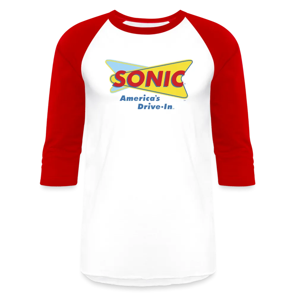 Sonic Drive In  3/4 Sleeve Raglan Shirt