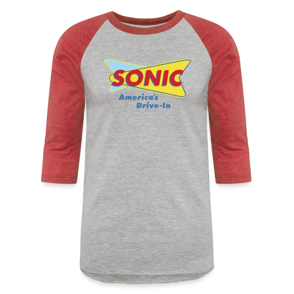 Sonic Drive In  3/4 Sleeve Raglan Shirt