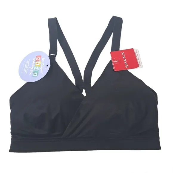 SPANX Bra-llelujah Mama‎ Nursing Bra Very Black Size Medium