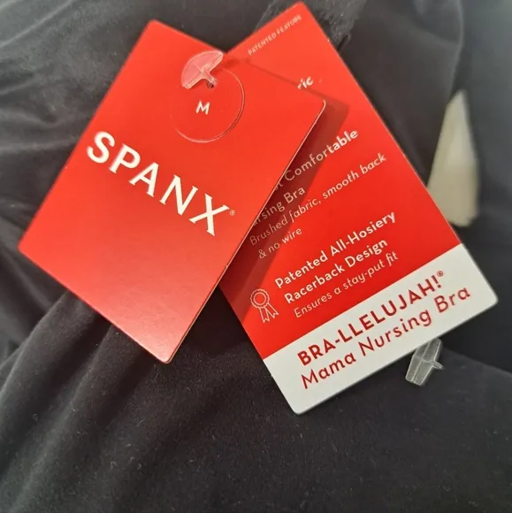 SPANX Bra-llelujah Mama‎ Nursing Bra Very Black Size Medium