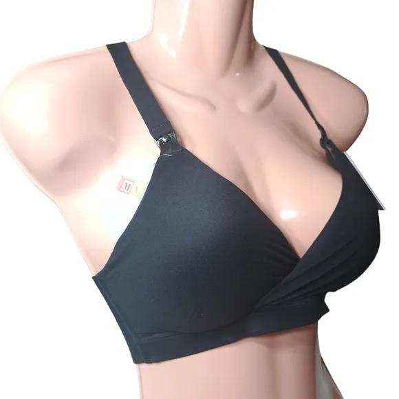 SPANX Bra-llelujah Mama‎ Nursing Bra Very Black Size Medium