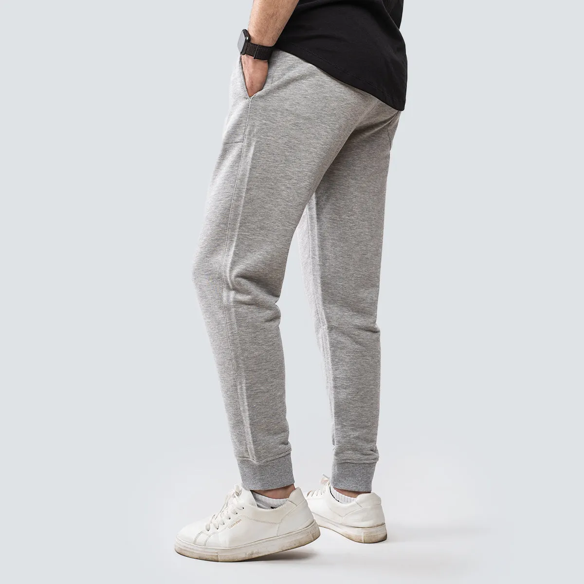 Sports Joggers . Heather Gray