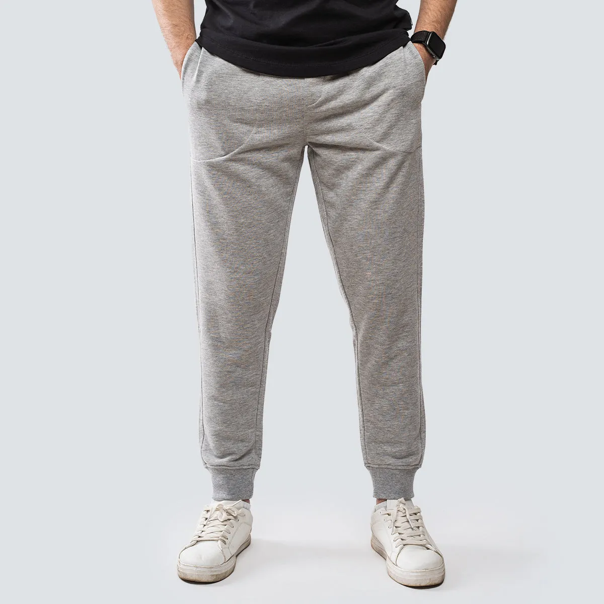Sports Joggers . Heather Gray