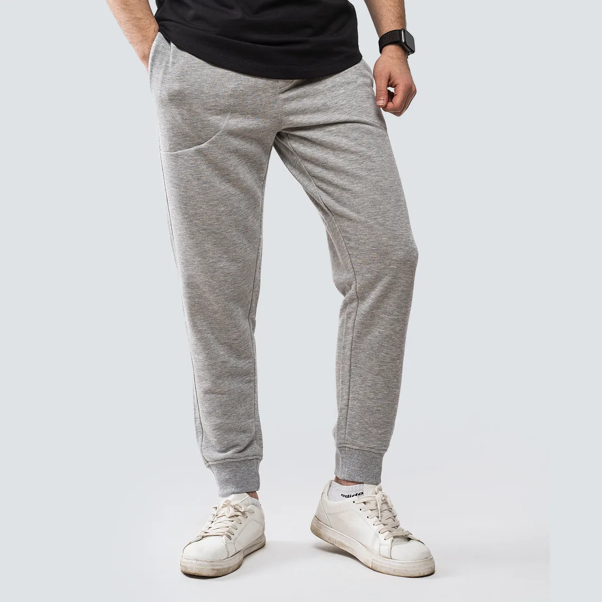 Sports Joggers . Heather Gray