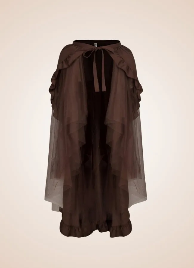 Steampunk Victorian Pleated Skirt