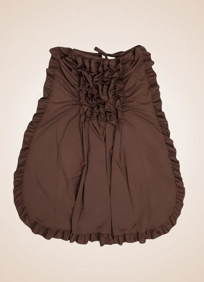 Steampunk Victorian Pleated Skirt