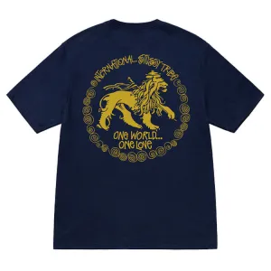 Stussy IST Lion T-Shirt Navy
