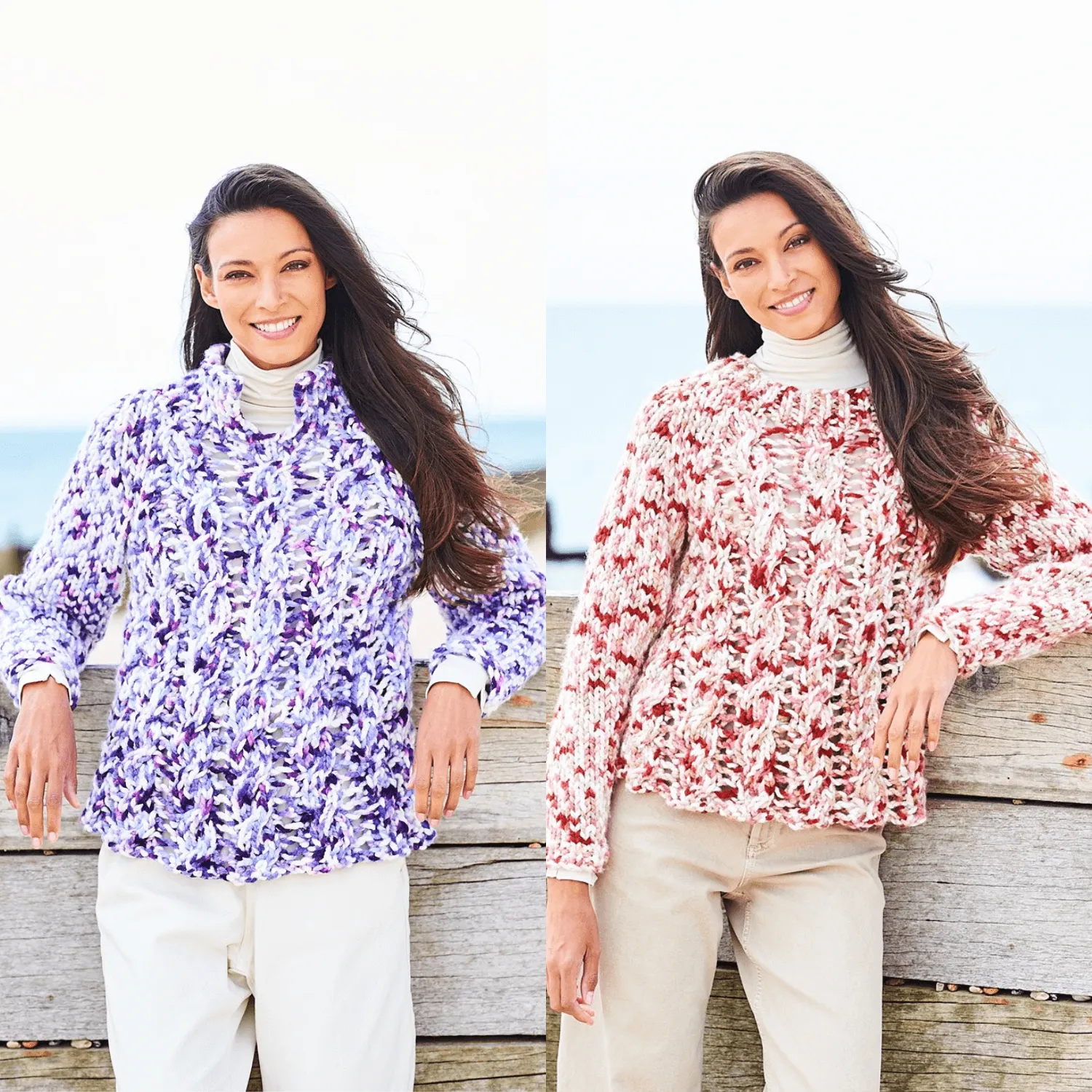 Stylecraft Colour Code XL Sweaters Pattern 10035