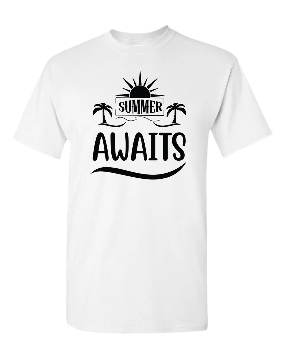 Summer awaits t-shirt, summer t-shirt, beach party t-shirt