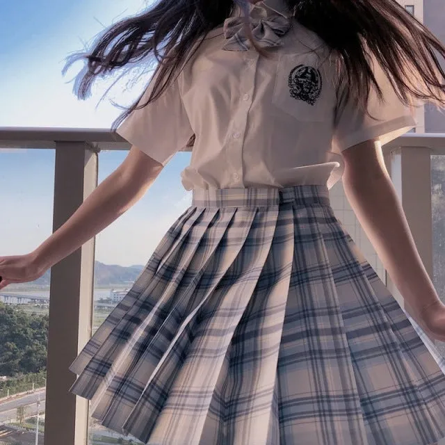 Summer High Waist Preppy Girls Dance Mini Skirt Cute A Line Sexy Japan skirts