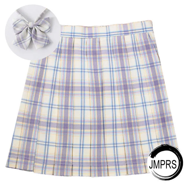 Summer High Waist Preppy Girls Dance Mini Skirt Cute A Line Sexy Japan skirts