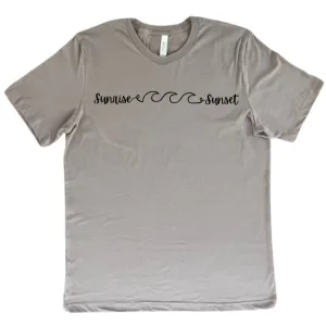 Sunrise Sunset Crewneck T-shirt-Comes in 4 Colors