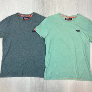 Superdry Mens Short Sleeve T-Shirt Bundle Size XL (2 T-Shirts)