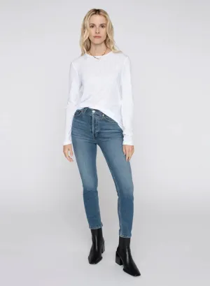 Supima Slub Jersey Long Sleeve Crew