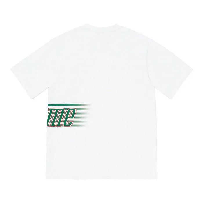Supreme Side Logo S/S Top- White