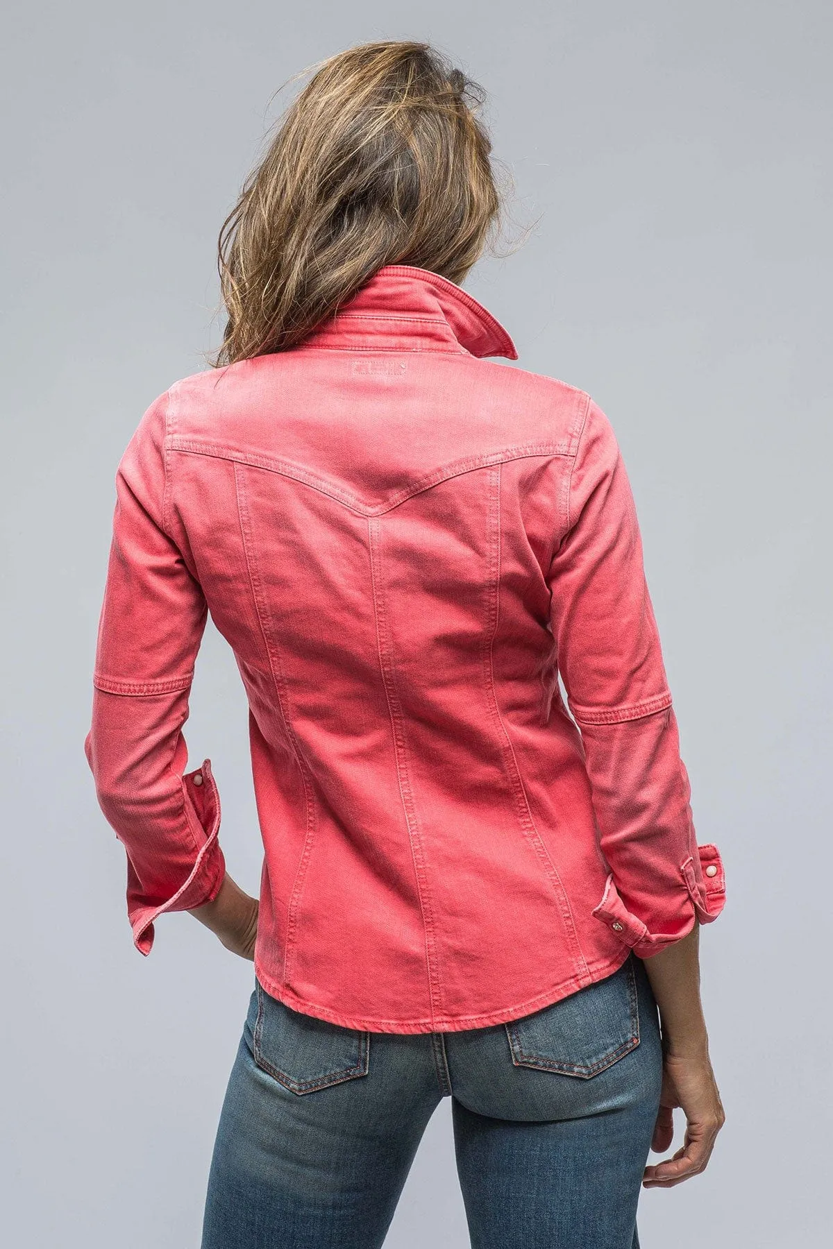 Sweetwater Denim Shirt In Washed Corallo