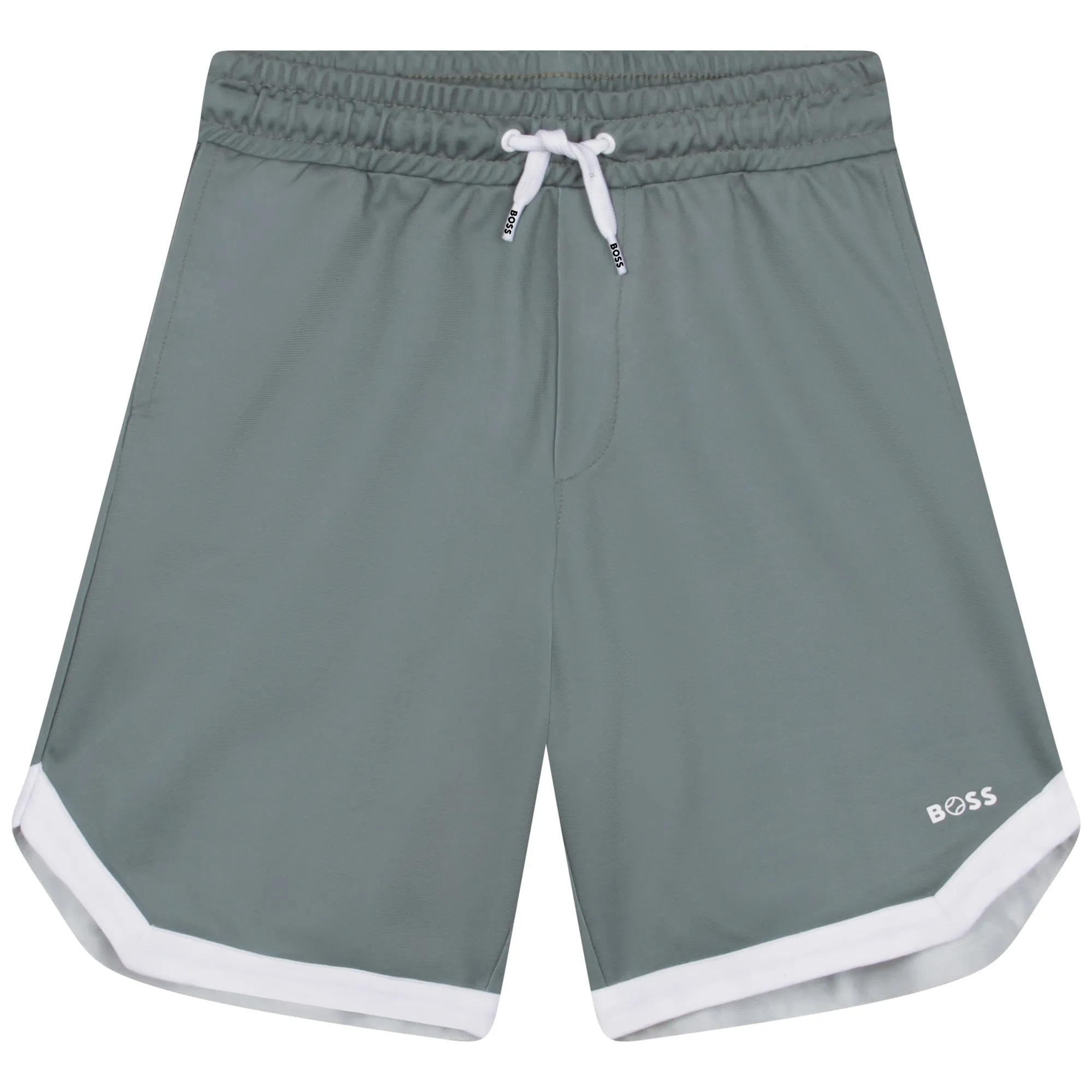 T-Shirt Shorts Set - White Green