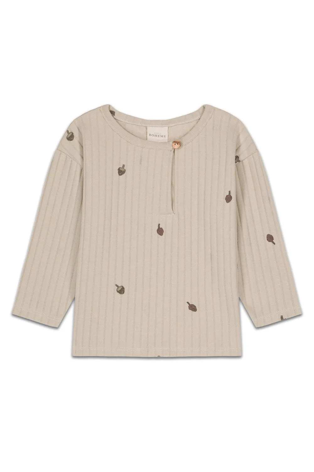 Tee-Shirt Manches Longues Orso Artichauts Ecru