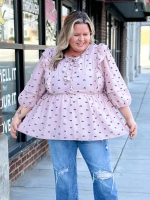 The Bella Top - Light Mauve