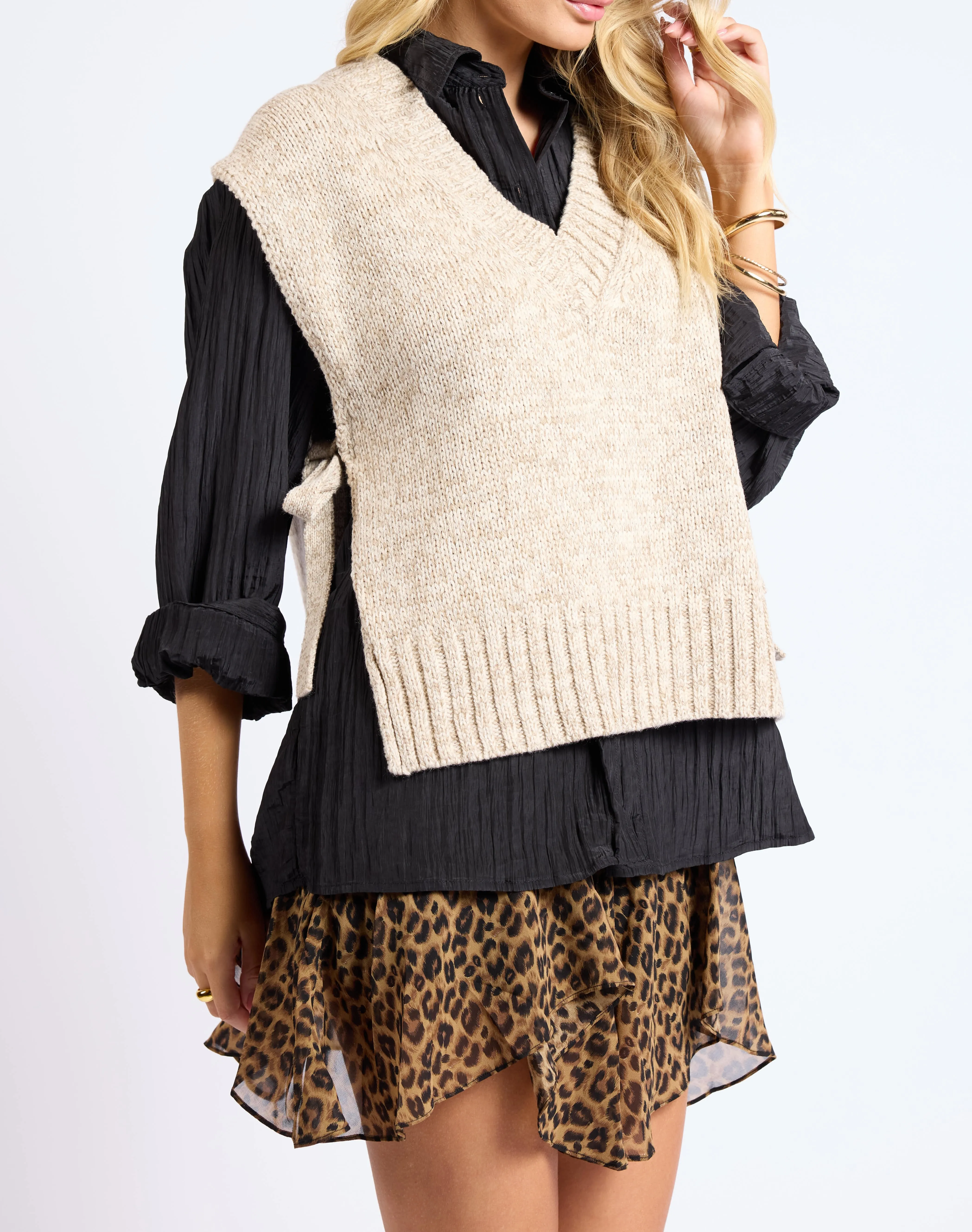 The Noir Tie Vest