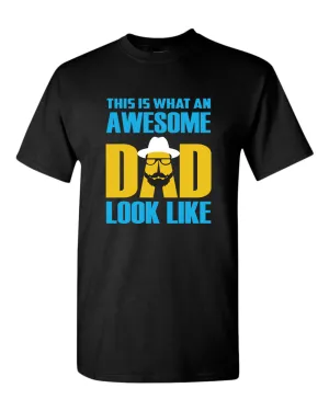 This is what an awesome cowboy dad look like tees, funny t-shirt