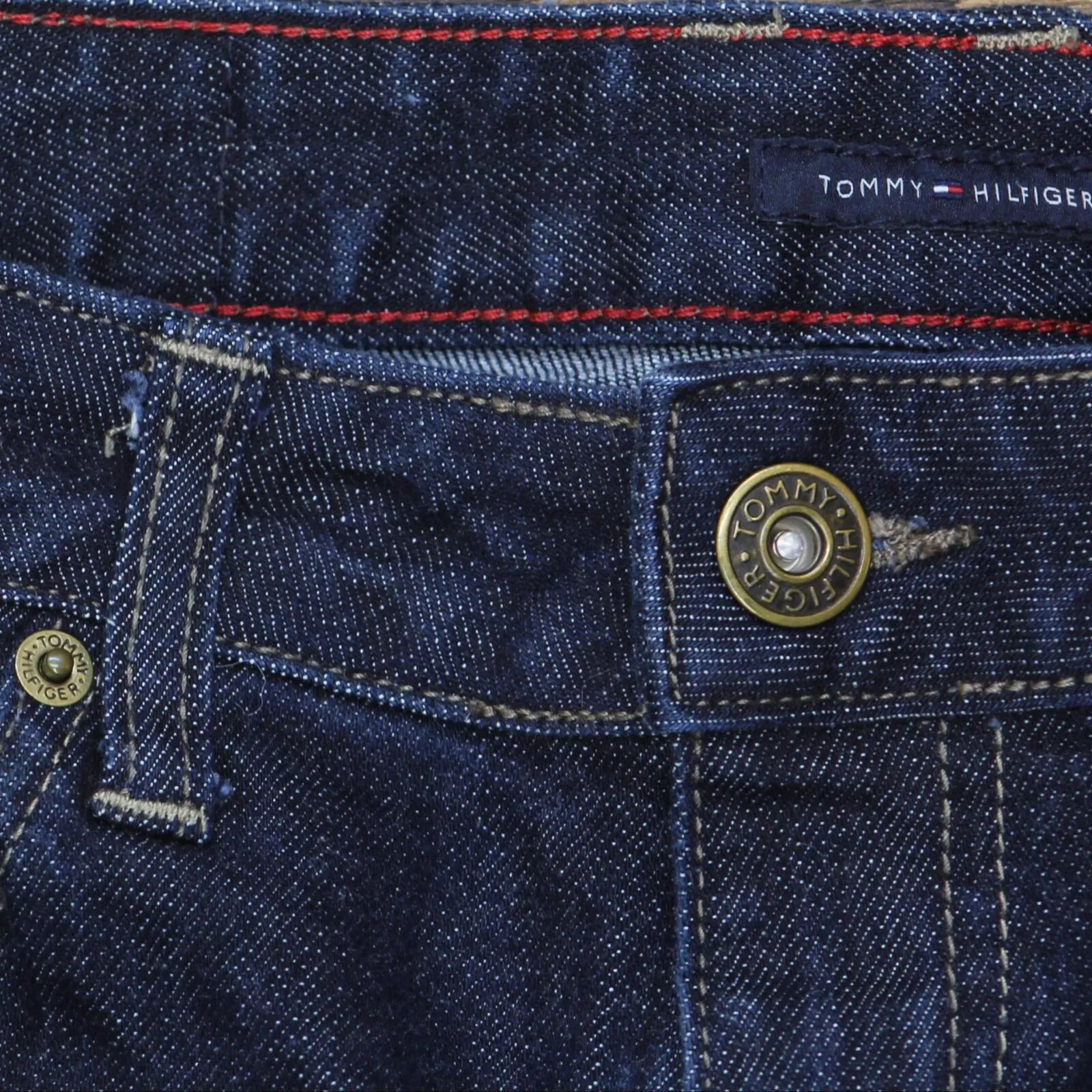 Tommy Hilfiger Womens Stretch Boot Cut Jeans 1667e3bb92f004 Dark Wash Blue 6